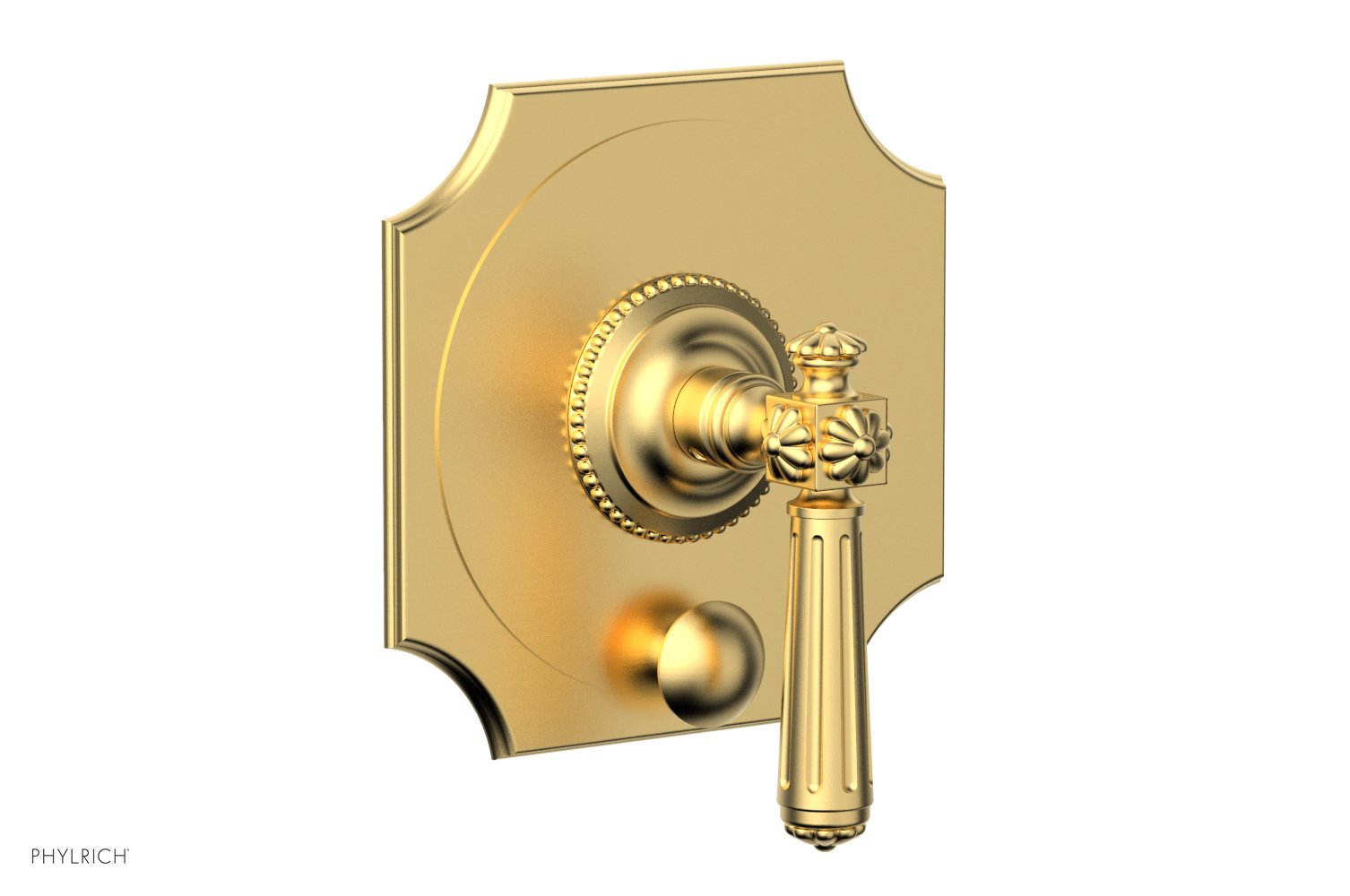 Phylrich MARVELLE Pressure Balance Shower Plate with Diverter and Handle Trim Set