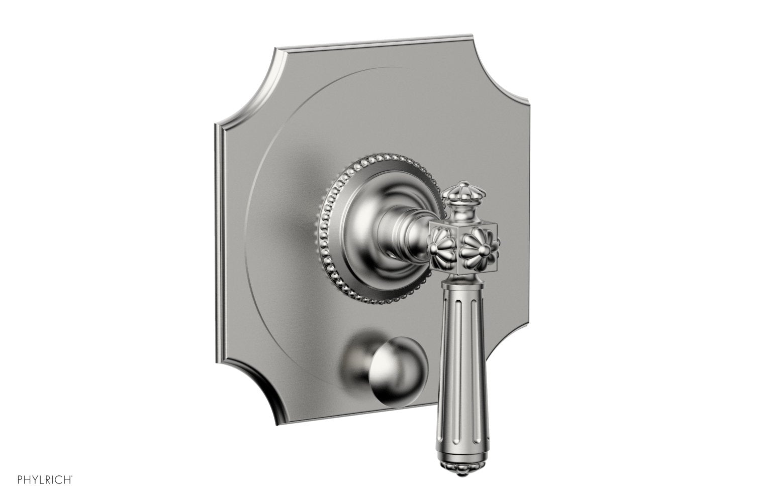 Phylrich MARVELLE Pressure Balance Shower Plate with Diverter and Handle Trim Set