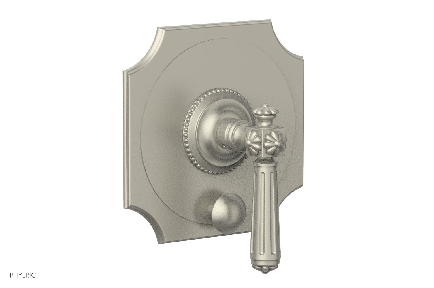 Phylrich MARVELLE Pressure Balance Shower Plate with Diverter and Handle Trim Set