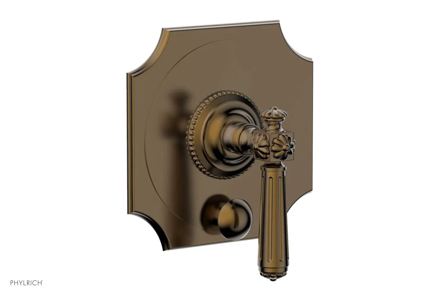 Phylrich MARVELLE Pressure Balance Shower Plate with Diverter and Handle Trim Set by Phylrich