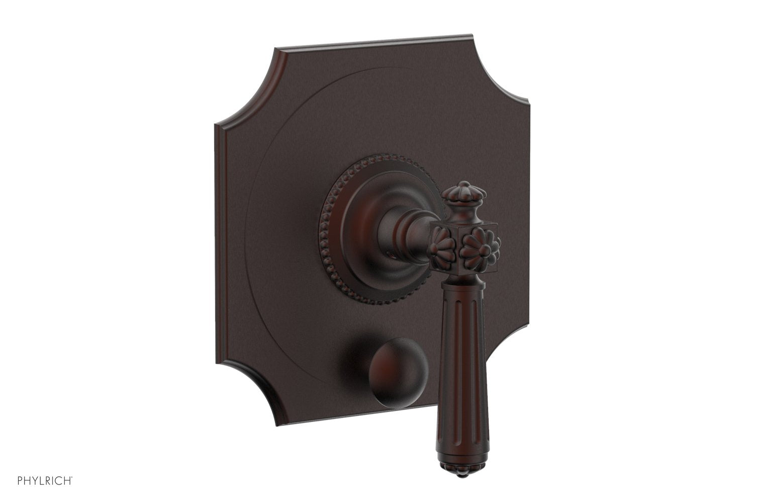 Phylrich MARVELLE Pressure Balance Shower Plate with Diverter and Handle Trim Set