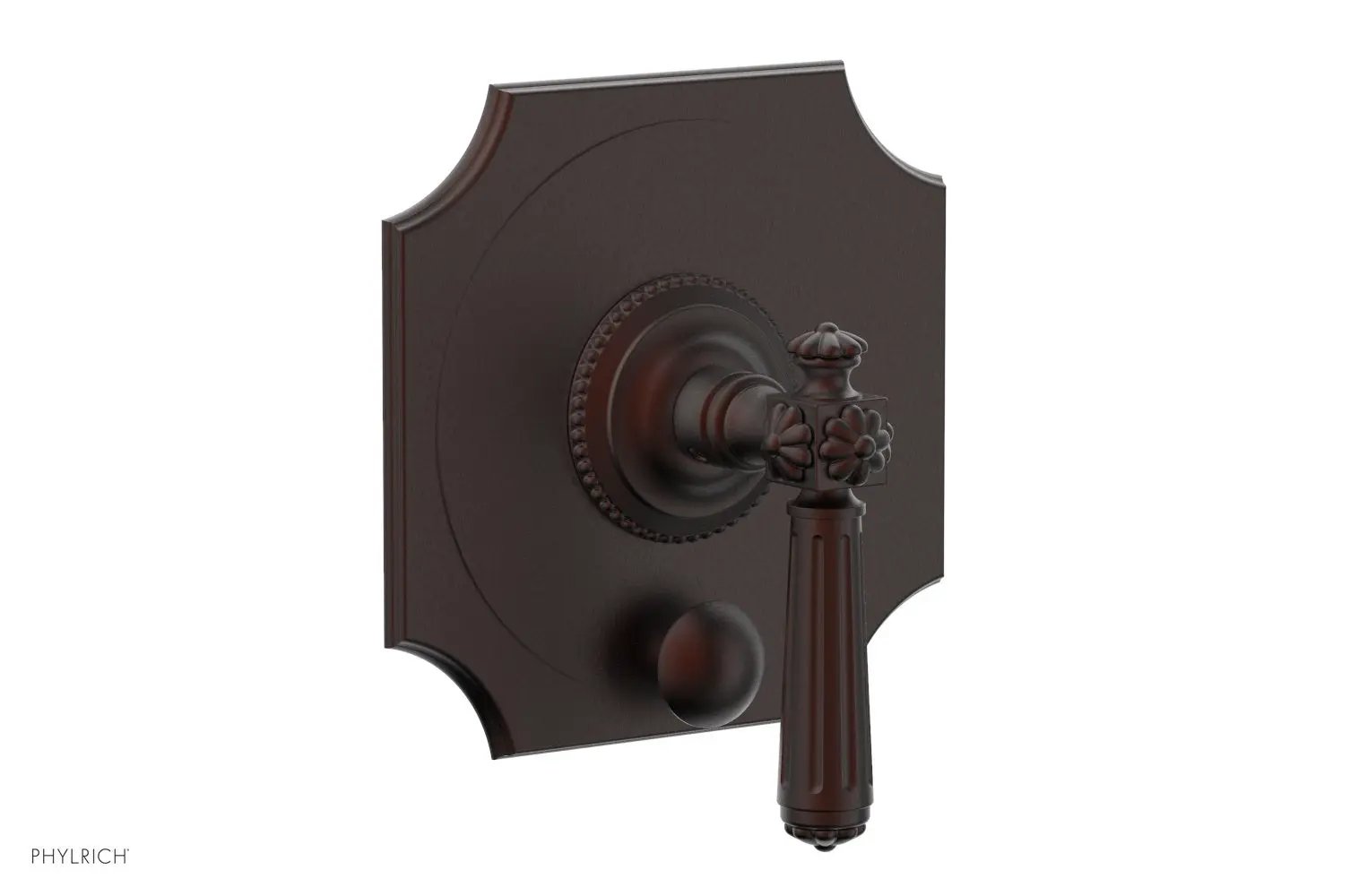 Phylrich MARVELLE Pressure Balance Shower Plate with Diverter and Handle Trim Set by Phylrich