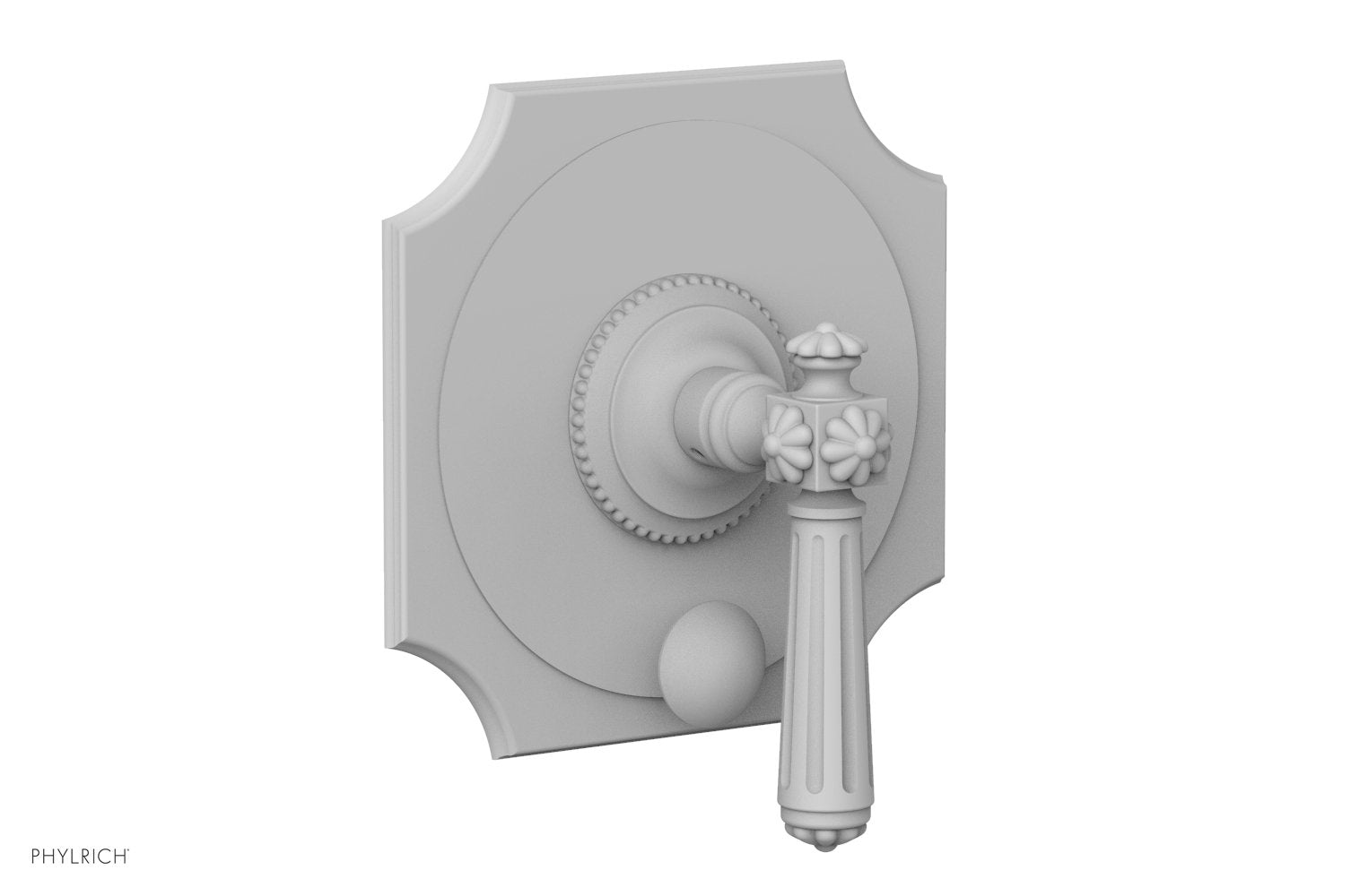 Phylrich MARVELLE Pressure Balance Shower Plate with Diverter and Handle Trim Set