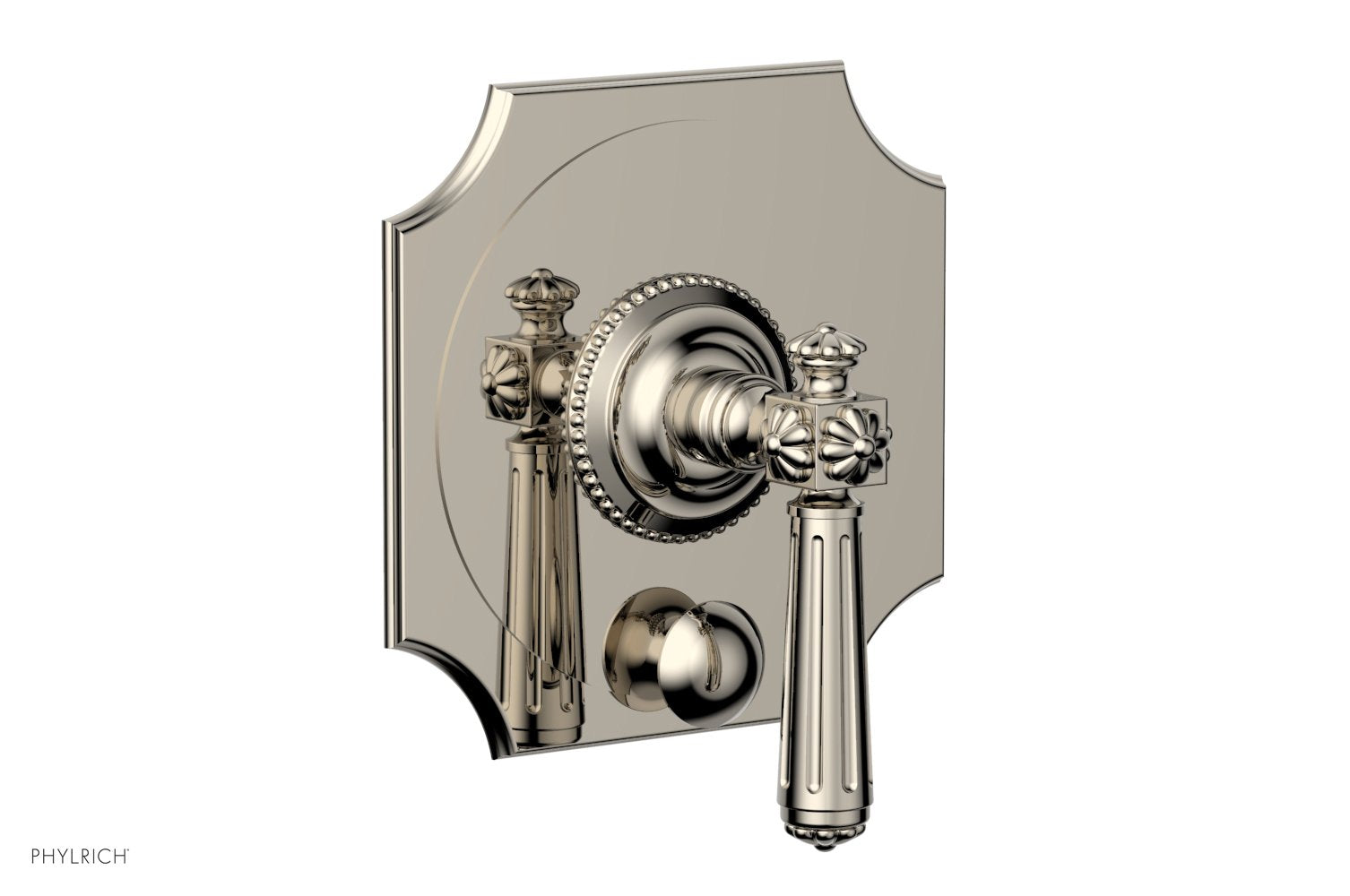 Phylrich MARVELLE Pressure Balance Shower Plate with Diverter and Handle Trim Set