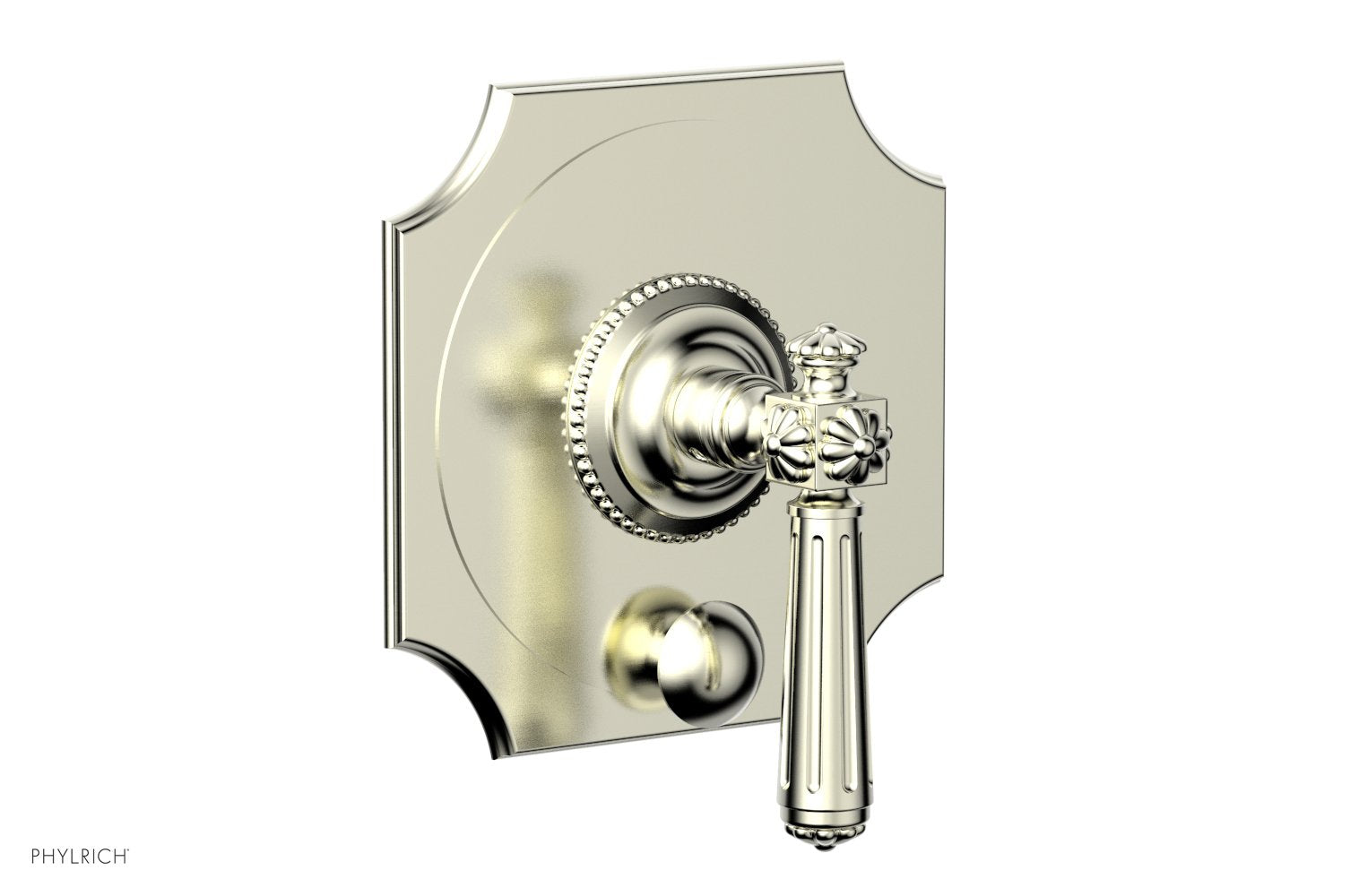 Phylrich MARVELLE Pressure Balance Shower Plate with Diverter and Handle Trim Set