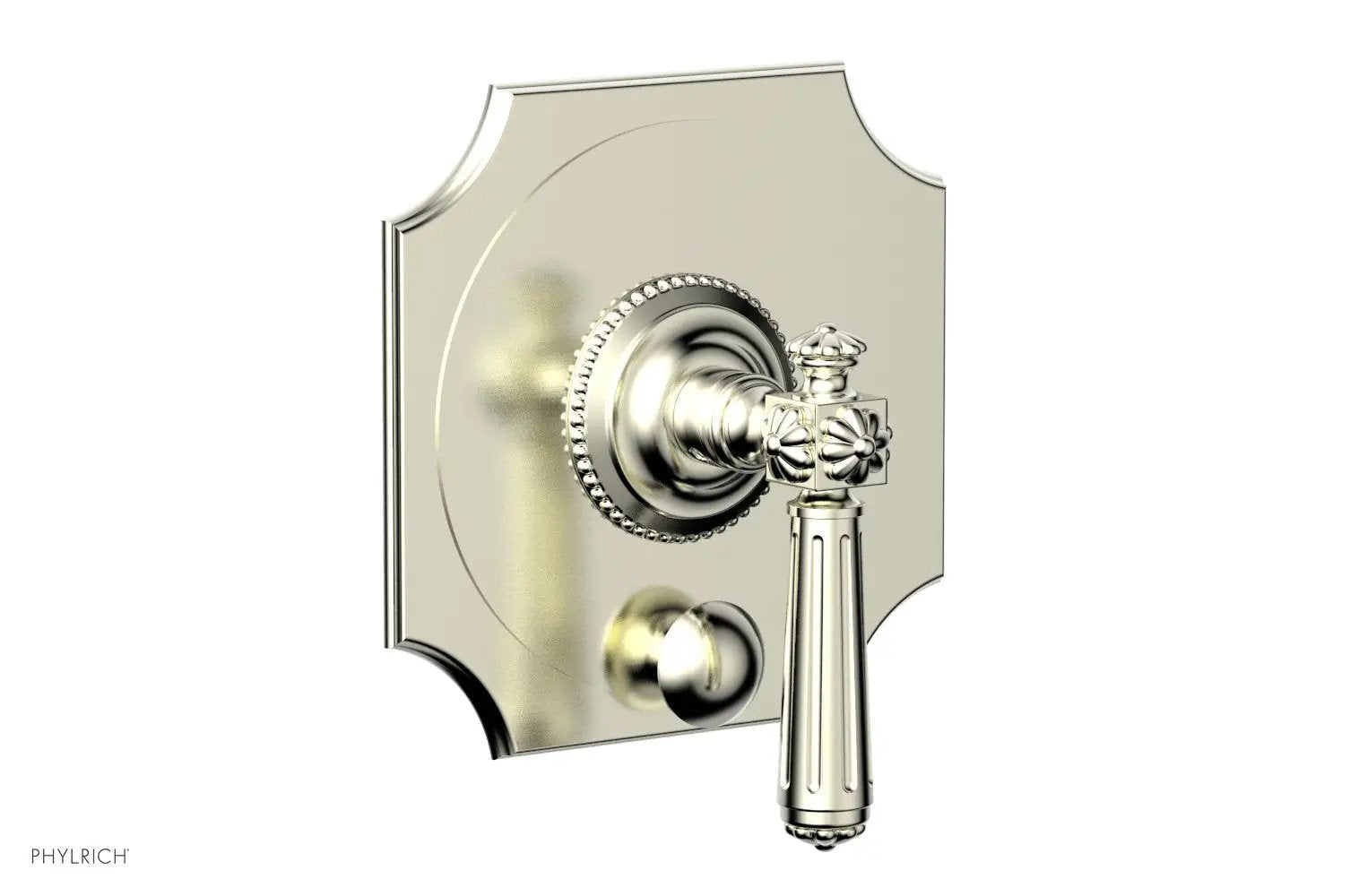 Phylrich MARVELLE Pressure Balance Shower Plate with Diverter and Handle Trim Set by Phylrich