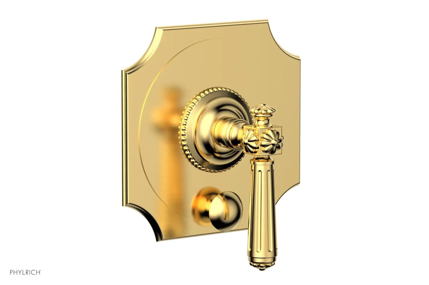 Phylrich MARVELLE Pressure Balance Shower Plate with Diverter and Handle Trim Set by Phylrich
