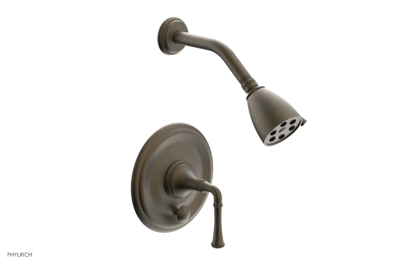 Phylrich BEADED Pressure Balance Shower and Diverter Set (Less Spout), Lever Handle by Phylrich
