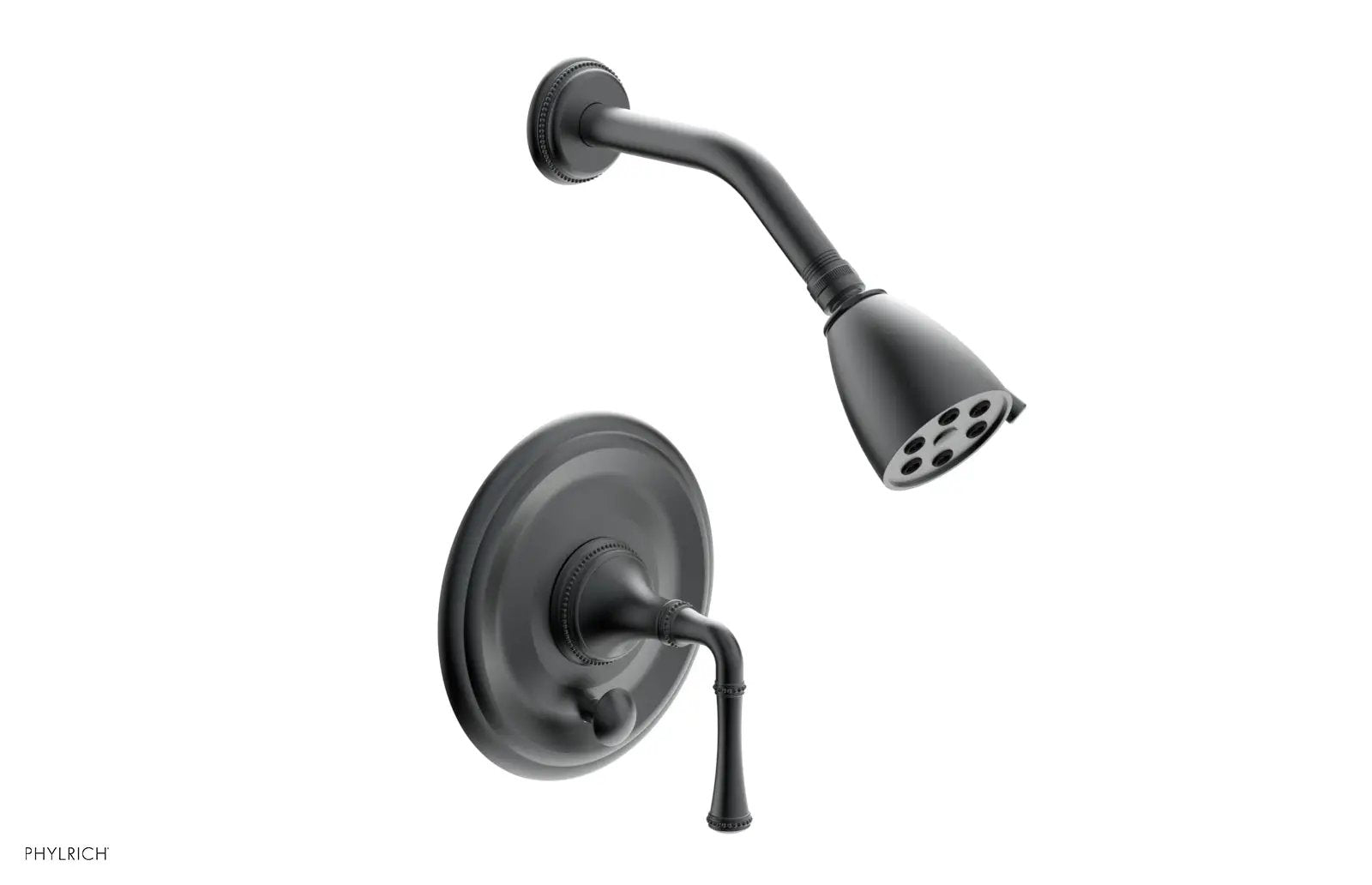 Phylrich BEADED Pressure Balance Shower and Diverter Set (Less Spout), Lever Handle by Phylrich