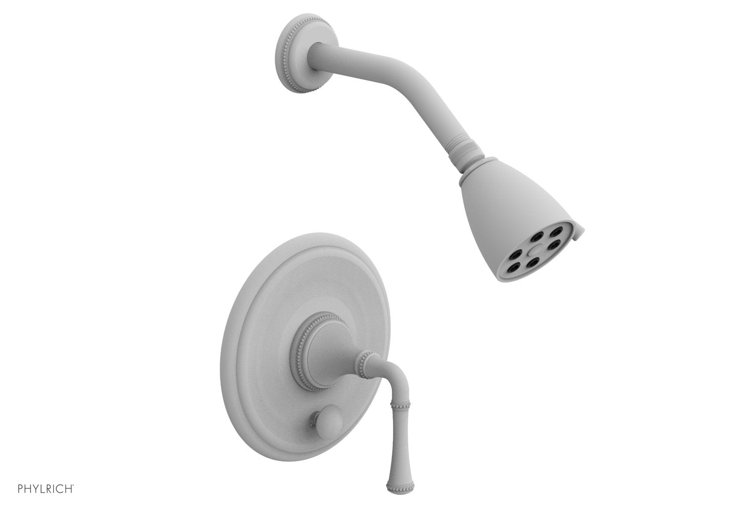 Phylrich BEADED Pressure Balance Shower and Diverter Set (Less Spout), Lever Handle