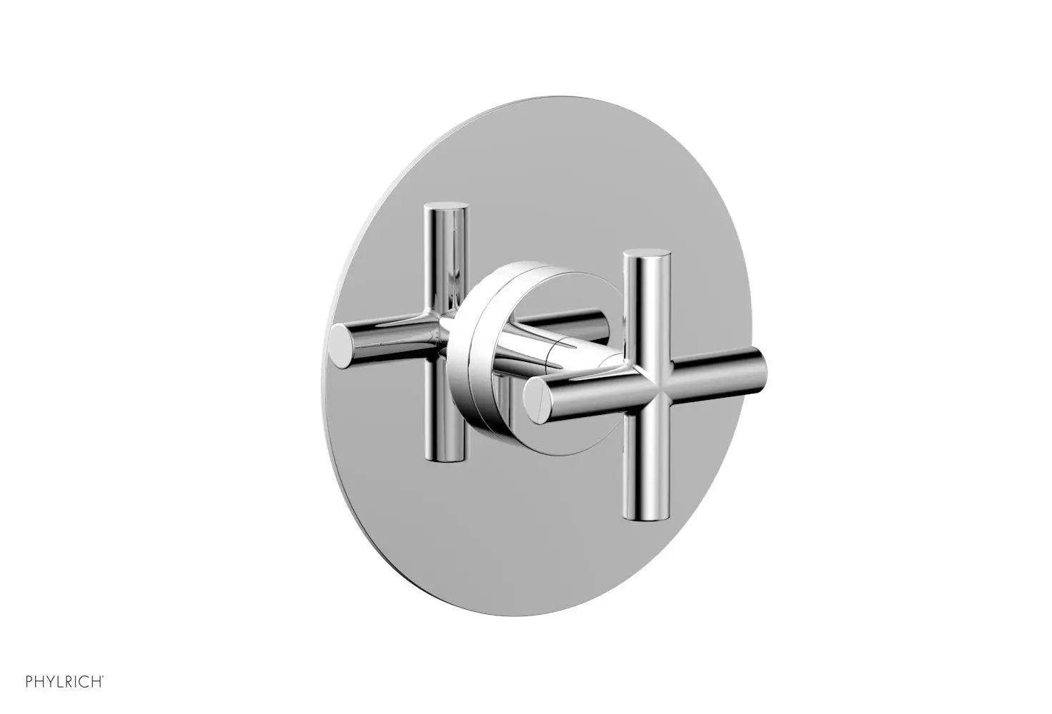 polished chrome thermostatic shower