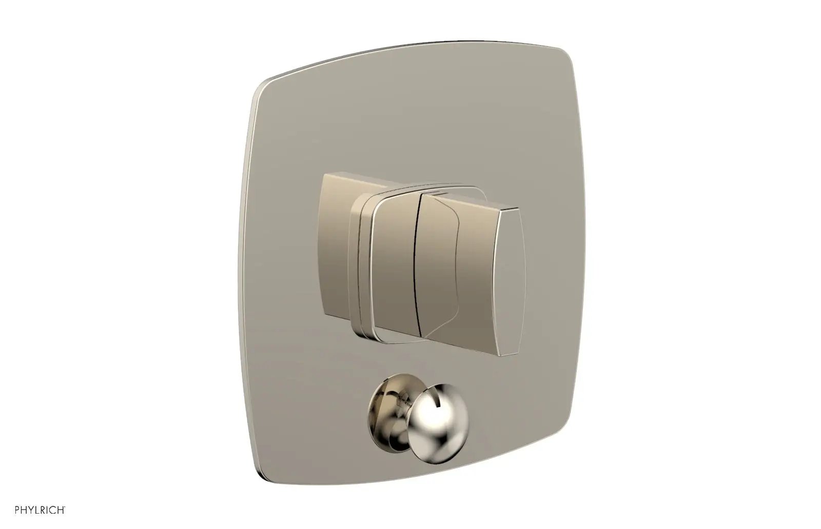 Phylrich RADI Pressure Balance Shower Plate with Diverter and Handle Trim Set by Phylrich