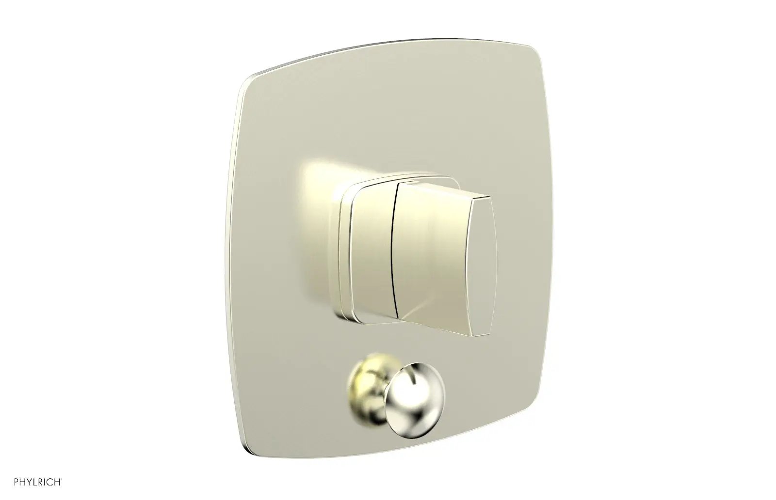 Phylrich RADI Pressure Balance Shower Plate with Diverter and Handle Trim Set by Phylrich