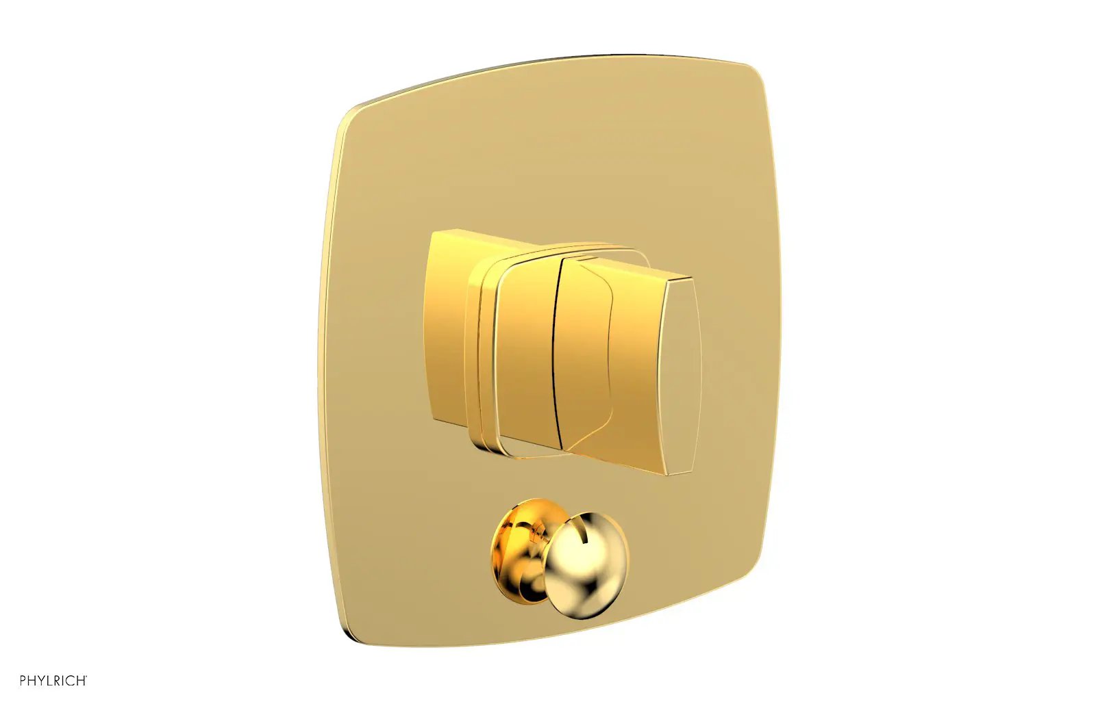 Phylrich RADI Pressure Balance Shower Plate with Diverter and Handle Trim Set by Phylrich