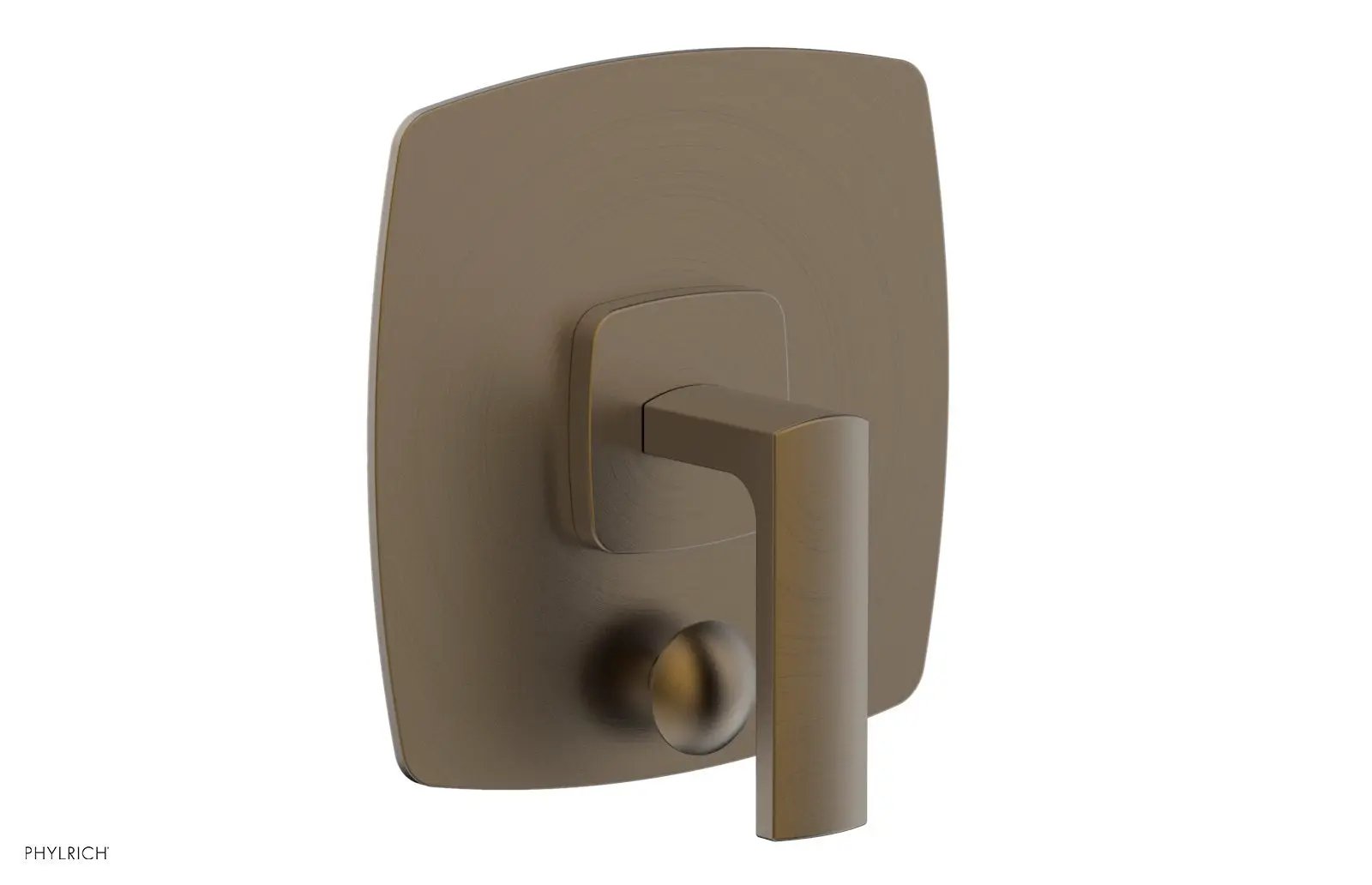 Phylrich RADI Pressure Balance Shower Plate with Diverter and Handle Trim Set by Phylrich