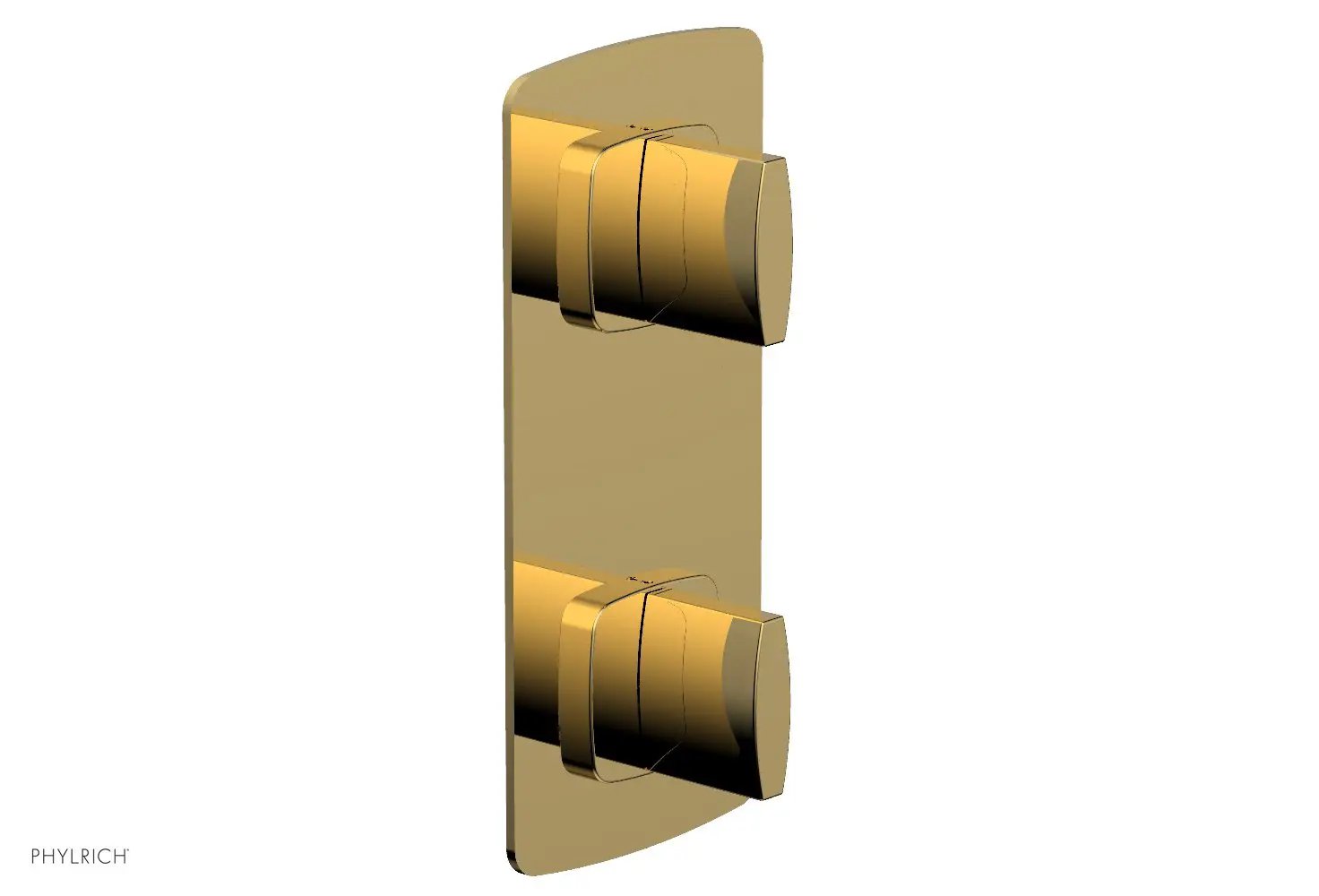 Phylrich RADI 3/4" Thermostatic Valve with Volume Control or Diverter, Blade Handles by Phylrich