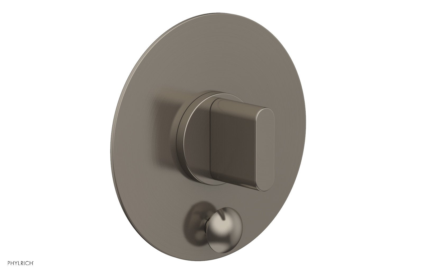 Phylrich ROND Pressure Balance Shower Plate with Diverter and Handle Trim Set by Phylrich