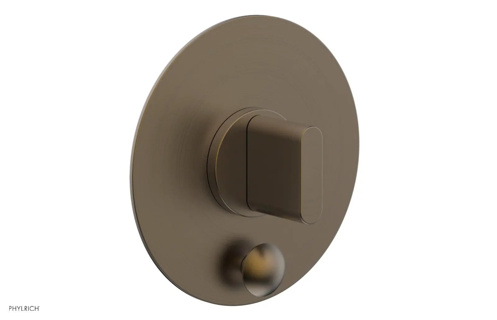 Phylrich ROND Pressure Balance Shower Plate with Diverter and Handle Trim Set by Phylrich