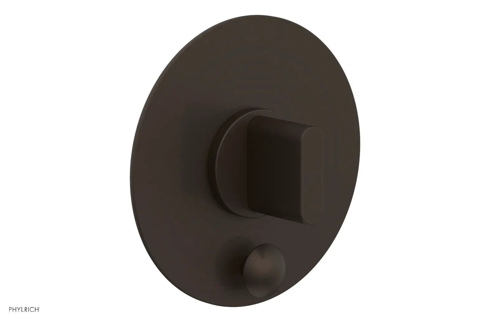 Phylrich ROND Pressure Balance Shower Plate with Diverter and Handle Trim Set by Phylrich