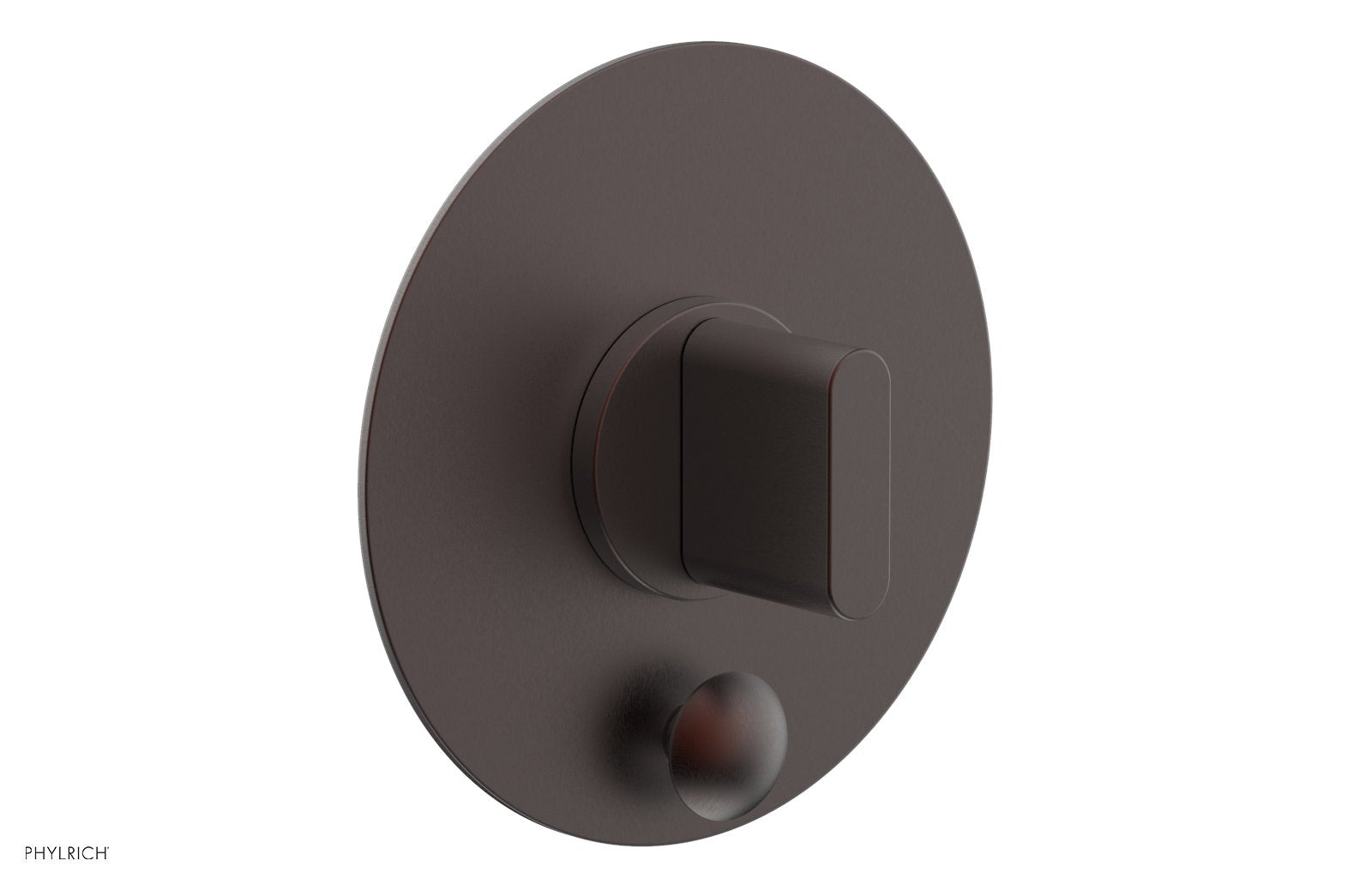 Phylrich ROND Pressure Balance Shower Plate with Diverter and Handle Trim Set by Phylrich