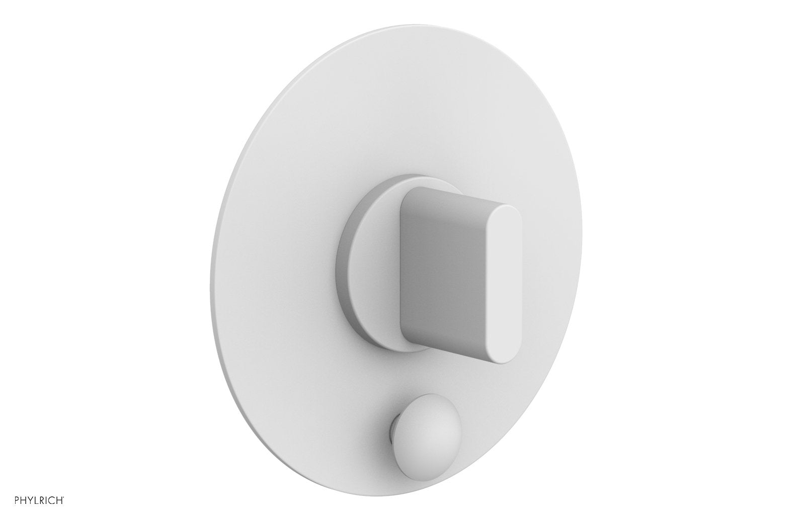 Phylrich ROND Pressure Balance Shower Plate with Diverter and Handle Trim Set by Phylrich