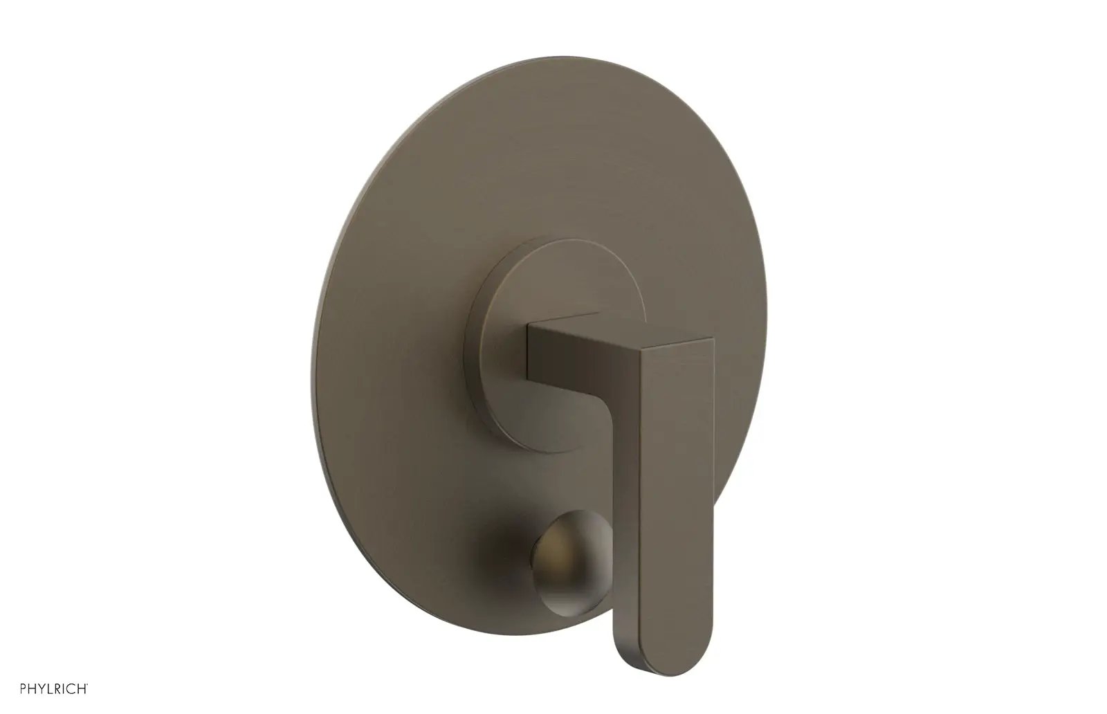 Phylrich ROND Pressure Balance Shower Plate with Diverter and Handle Trim Set by Phylrich