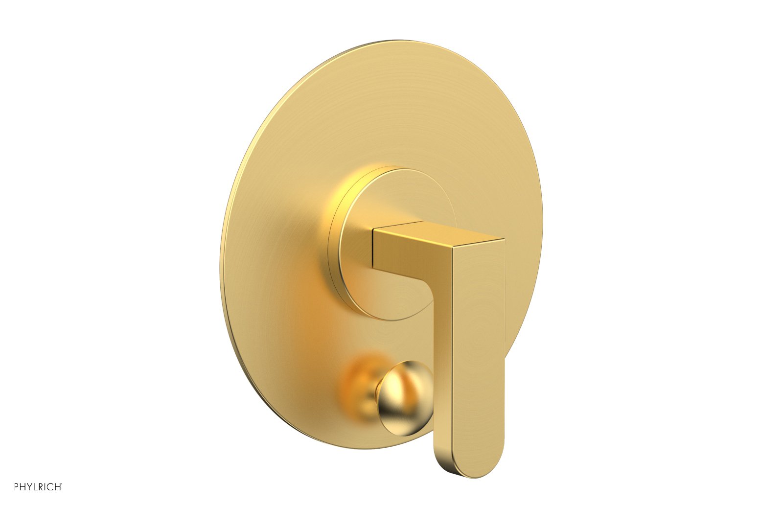 Phylrich ROND Pressure Balance Shower Plate with Diverter and Handle Trim Set