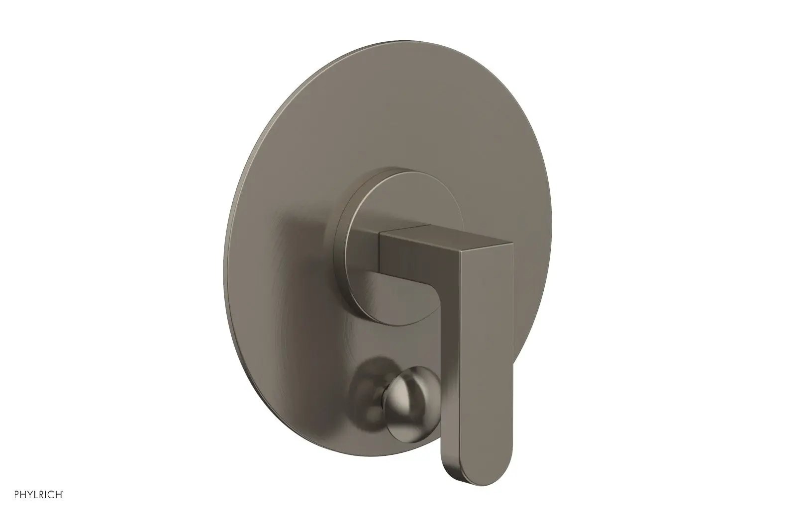 Phylrich ROND Pressure Balance Shower Plate with Diverter and Handle Trim Set by Phylrich
