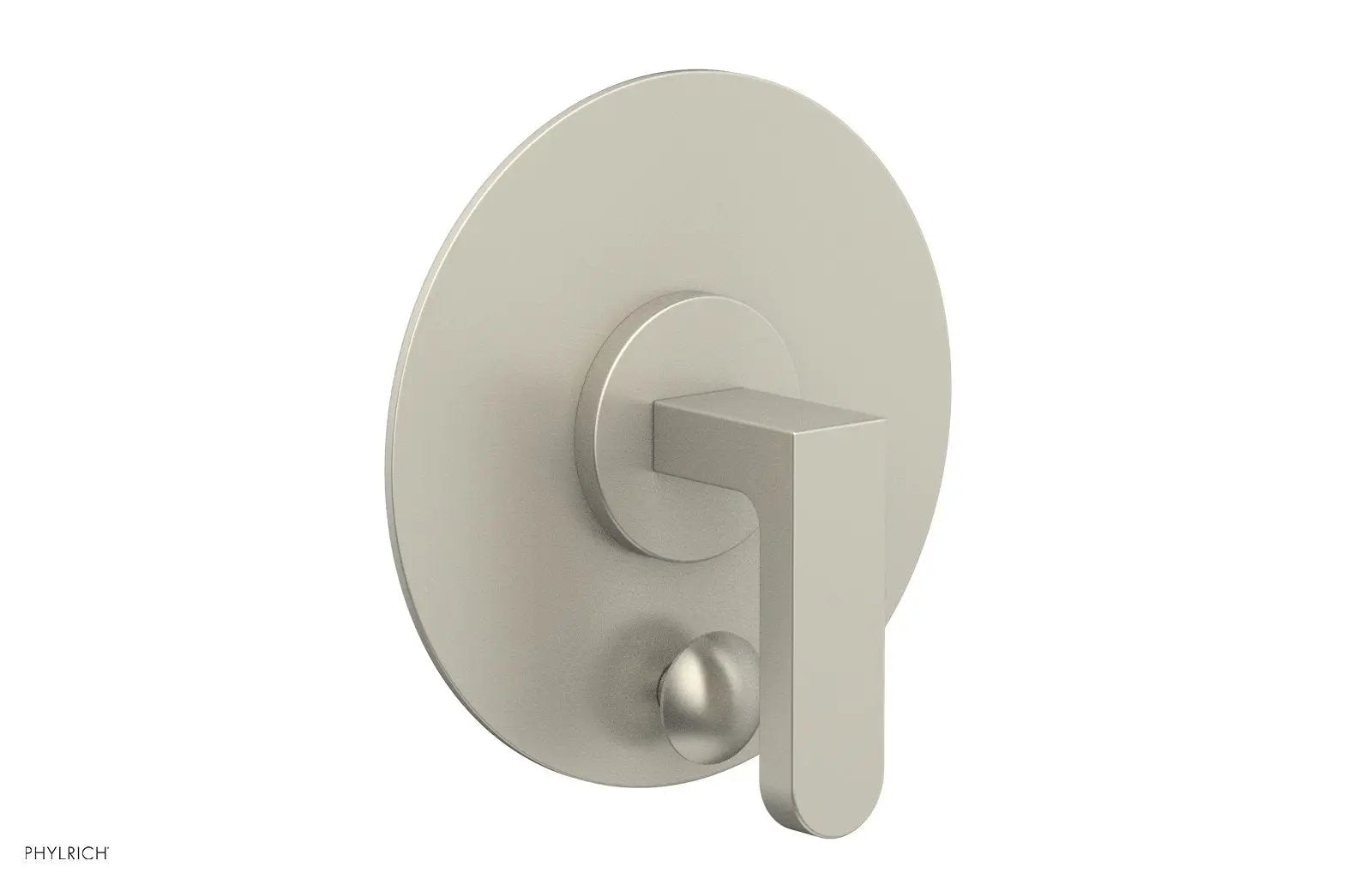 Phylrich ROND Pressure Balance Shower Plate with Diverter and Handle Trim Set by Phylrich