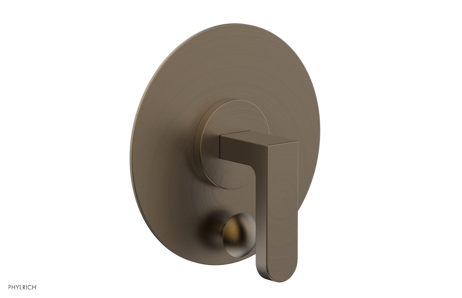 Phylrich ROND Pressure Balance Shower Plate with Diverter and Handle Trim Set