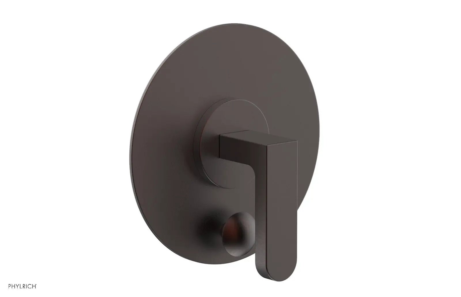 Phylrich ROND Pressure Balance Shower Plate with Diverter and Handle Trim Set by Phylrich