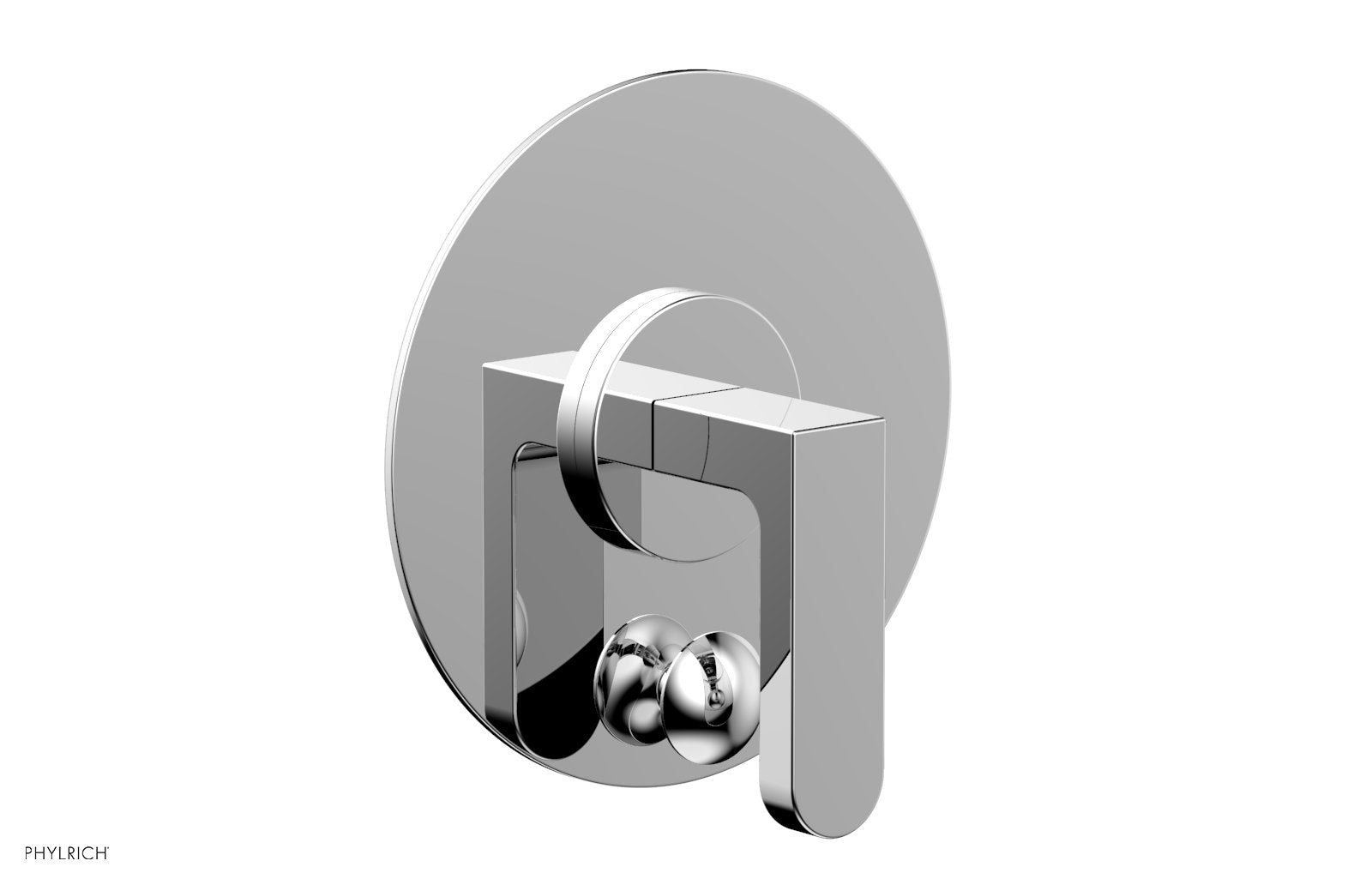 polished chrome shower plate