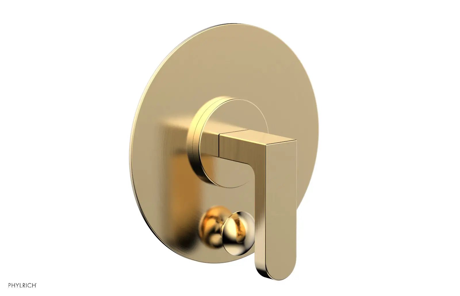 Phylrich ROND Pressure Balance Shower Plate with Diverter and Handle Trim Set by Phylrich