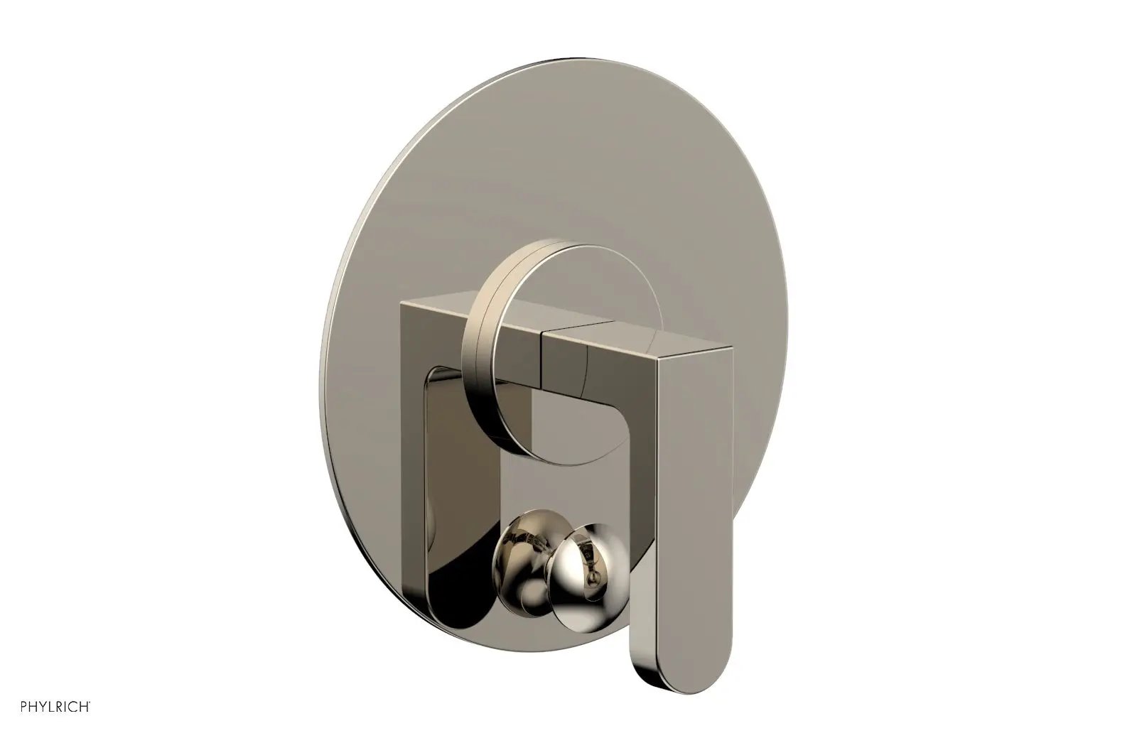 Phylrich ROND Pressure Balance Shower Plate with Diverter and Handle Trim Set by Phylrich
