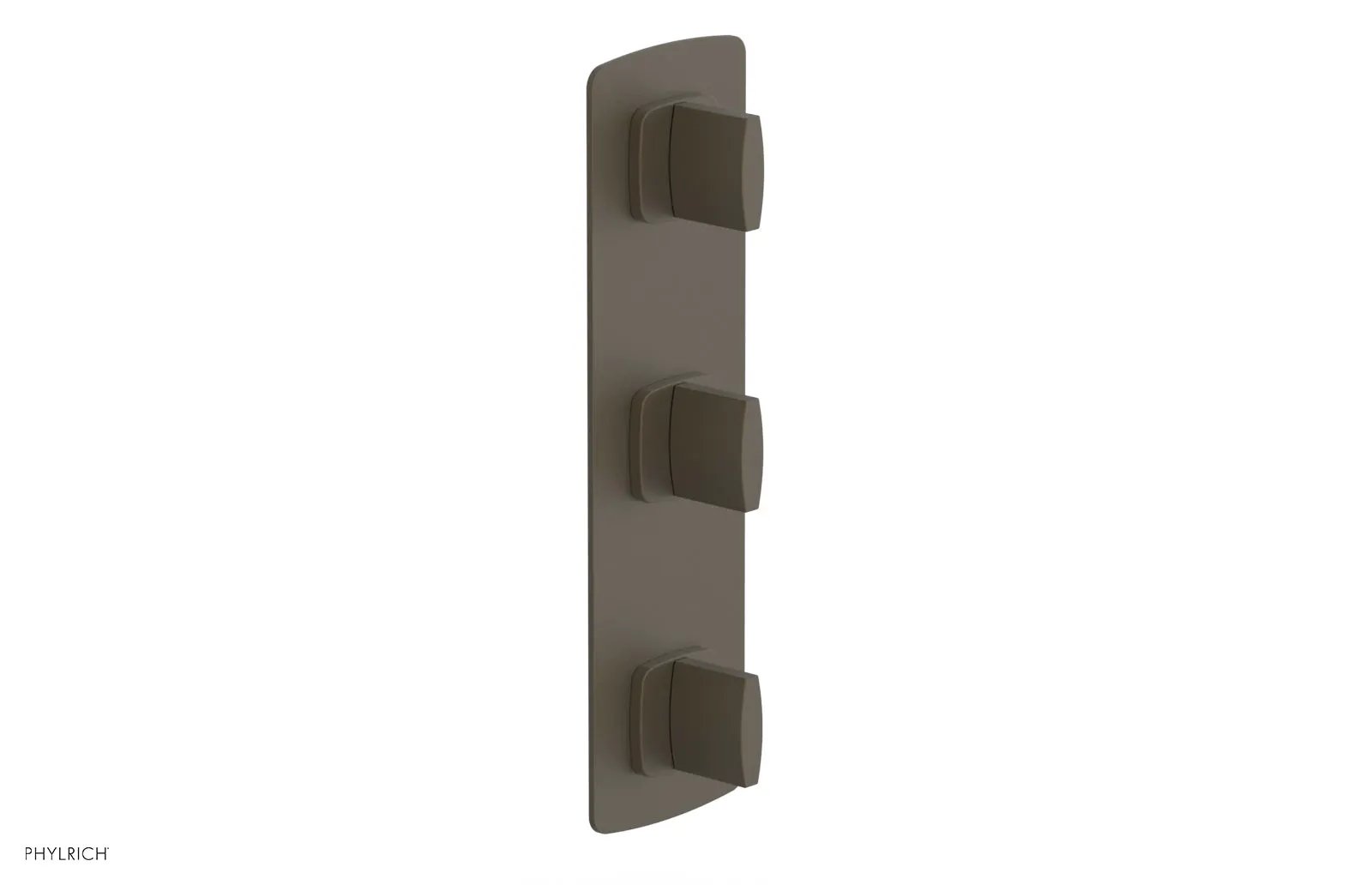 Phylrich RADI 3/4" Thermostatic Valve with Two Volume Control, Blade Handles by Phylrich