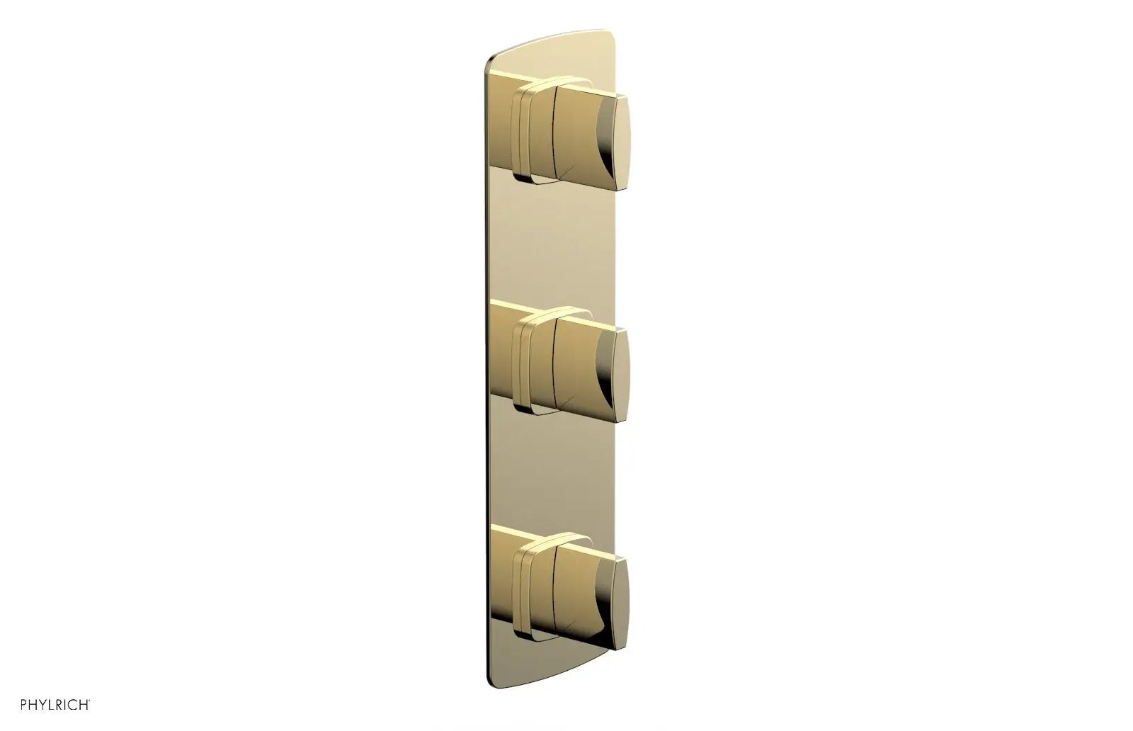 Phylrich RADI 3/4" Thermostatic Valve with Two Volume Control, Blade Handles by Phylrich