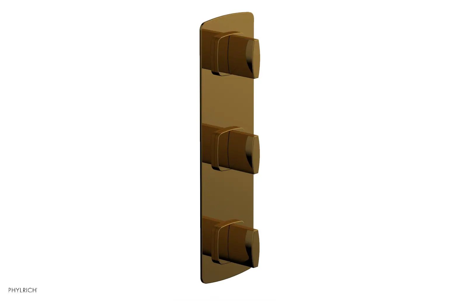 Phylrich RADI 3/4" Thermostatic Valve with Two Volume Control, Blade Handles by Phylrich