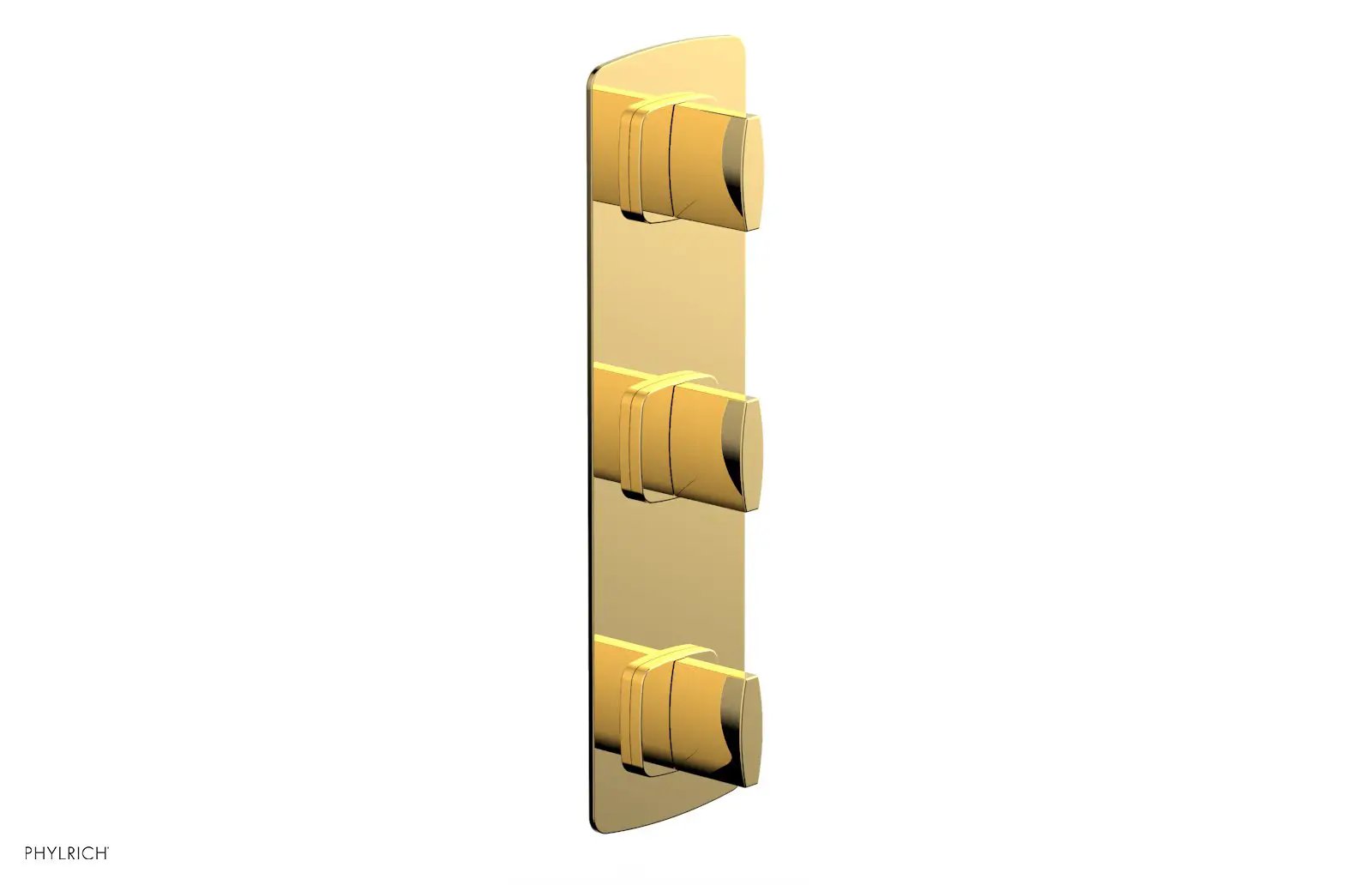 Phylrich RADI 3/4" Thermostatic Valve with Two Volume Control, Blade Handles by Phylrich