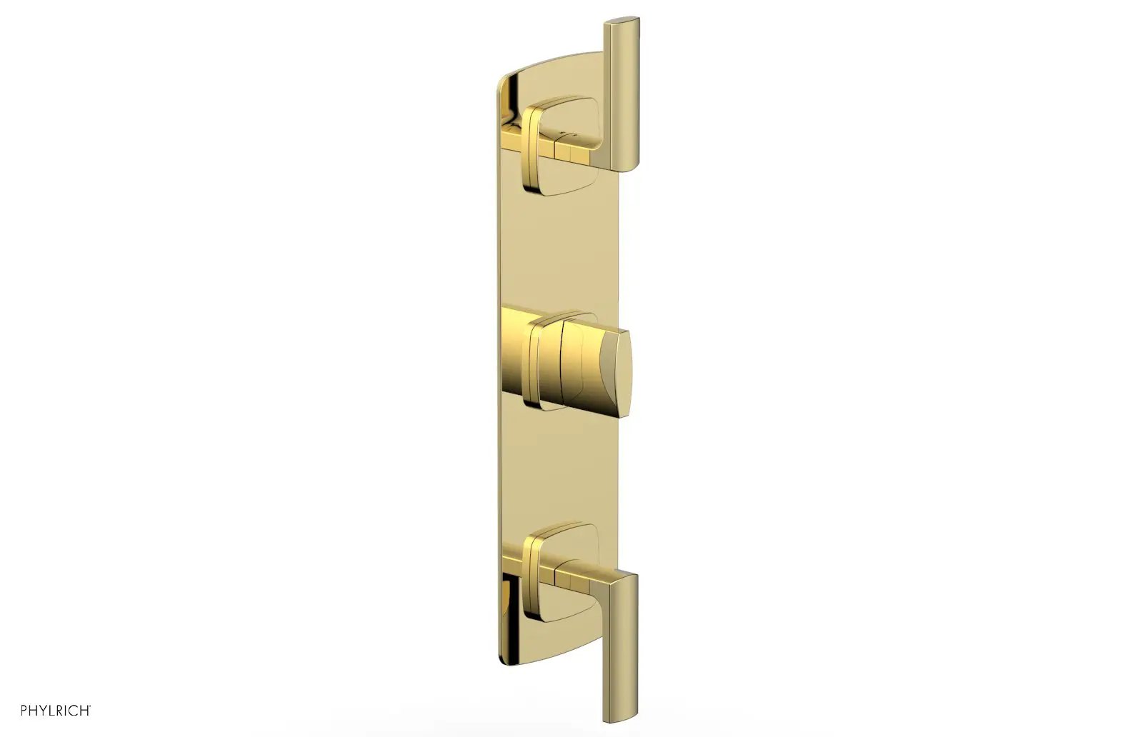 Phylrich RADI 3/4" Thermostatic Valve with Two Volume Control, Lever Handles by Phylrich