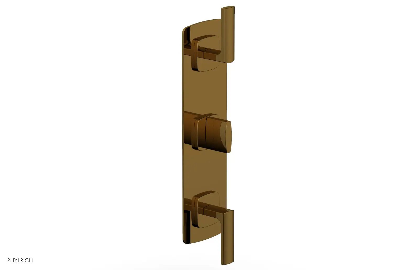 Phylrich RADI 3/4" Thermostatic Valve with Two Volume Control, Lever Handles by Phylrich