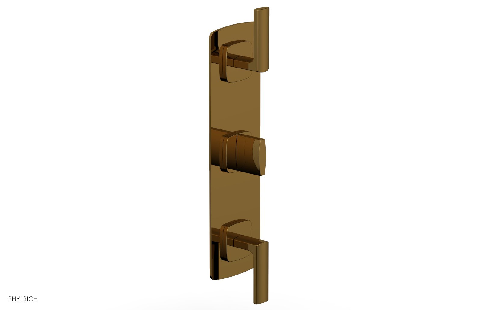 Phylrich RADI 1/2" Thermostatic Valve with Two Volume Control, Lever Handles