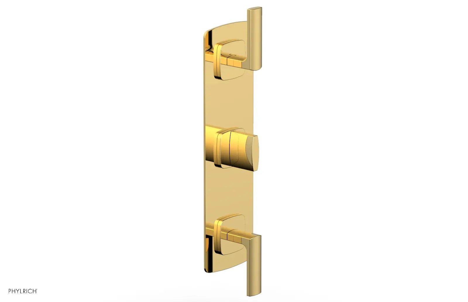 Phylrich RADI 1/2" Thermostatic Valve with Two Volume Control, Lever Handles by Phylrich