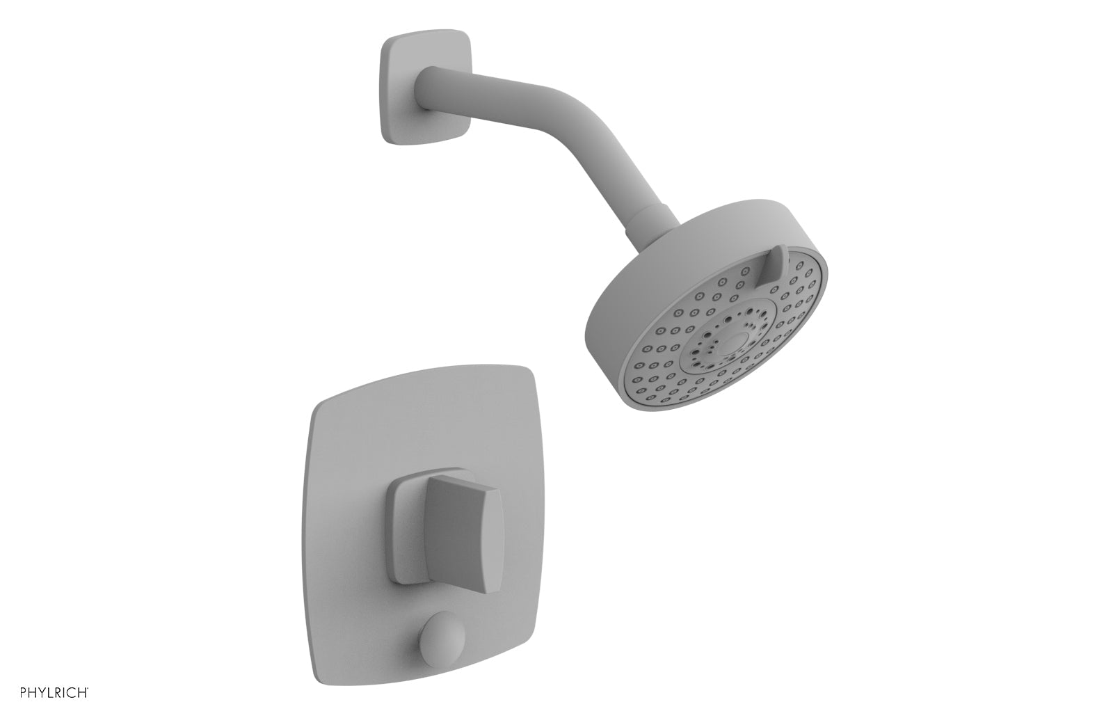 Phylrich RADI Pressure Balance Shower and Diverter Set (Less Spout), Blade Handle