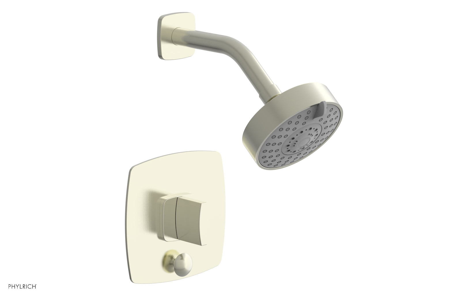 Phylrich RADI Pressure Balance Shower and Diverter Set (Less Spout), Blade Handle