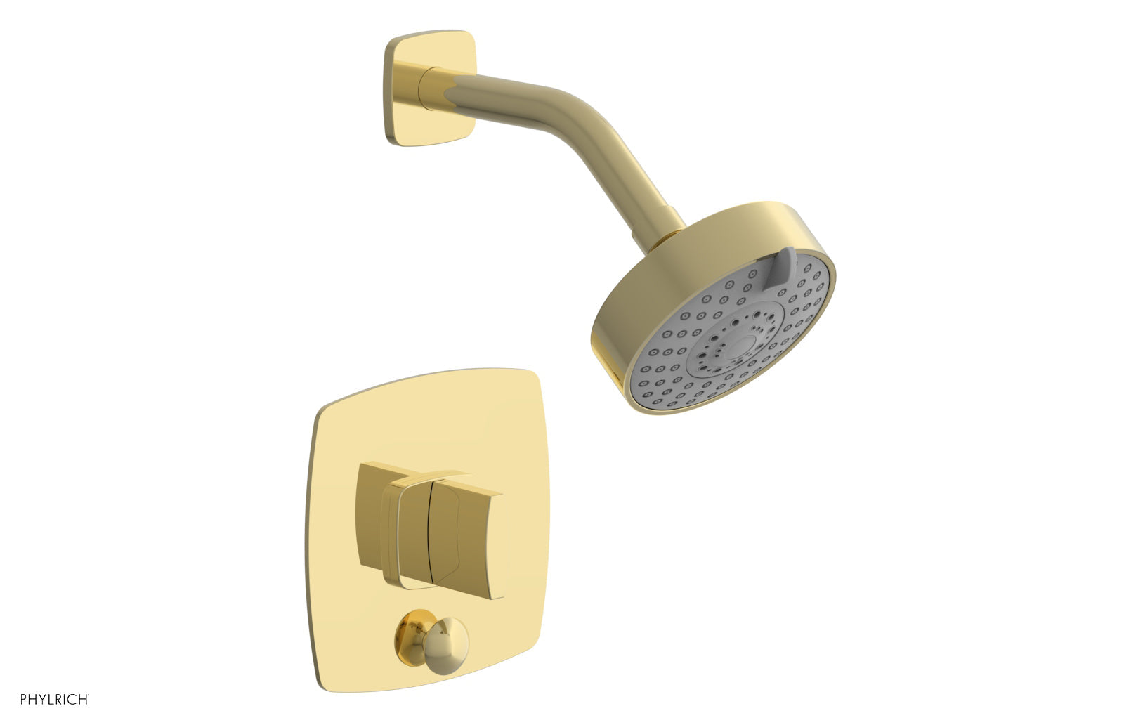 Phylrich RADI Pressure Balance Shower and Diverter Set (Less Spout), Blade Handle