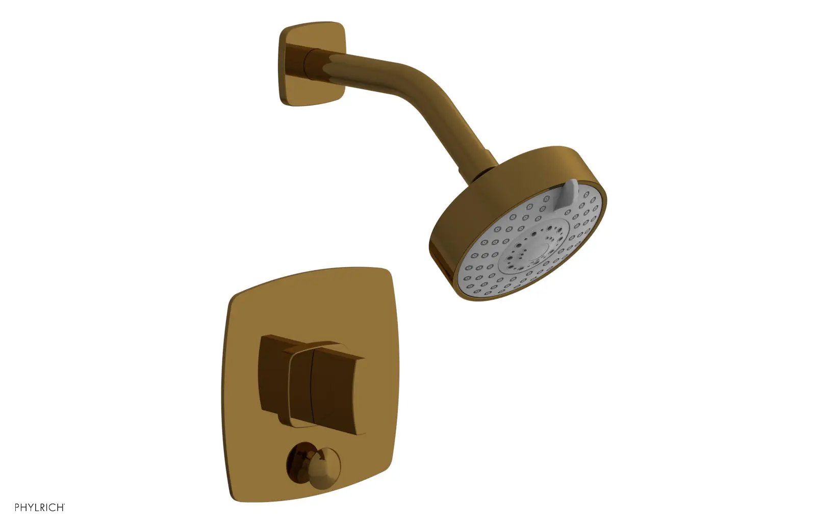 Phylrich RADI Pressure Balance Shower and Diverter Set (Less Spout), Blade Handle by Phylrich