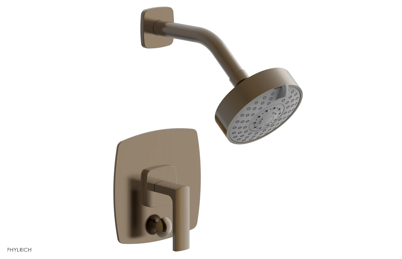Phylrich RADI Pressure Balance Shower and Diverter Set (Less Spout), Lever Handle