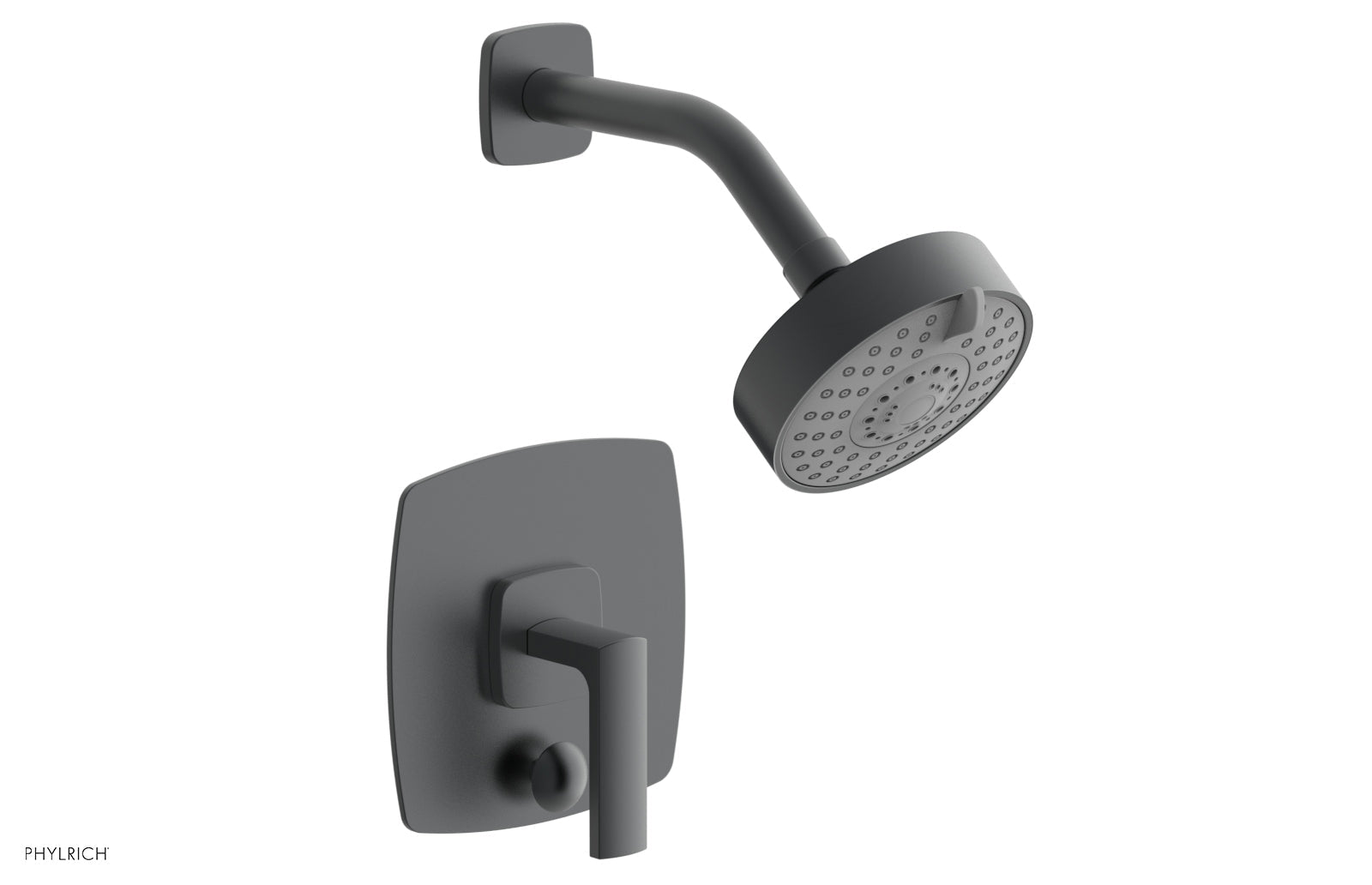 Phylrich RADI Pressure Balance Shower and Diverter Set (Less Spout), Lever Handle