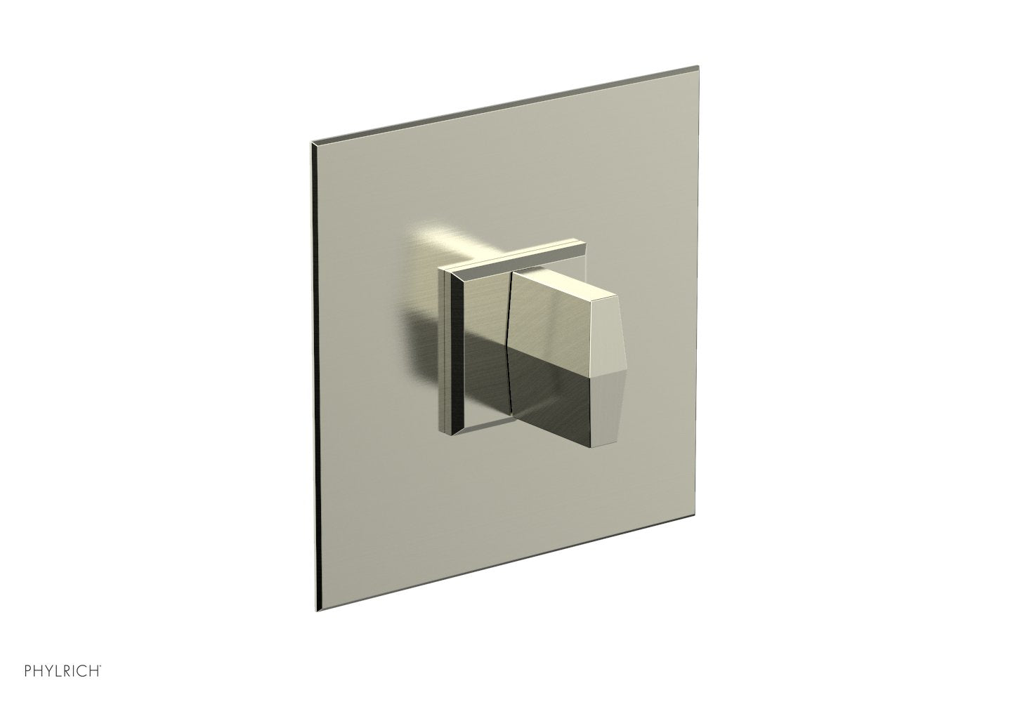 Phylrich DIAMA 1/2" Thermostatic Shower Trim, Blade Handle