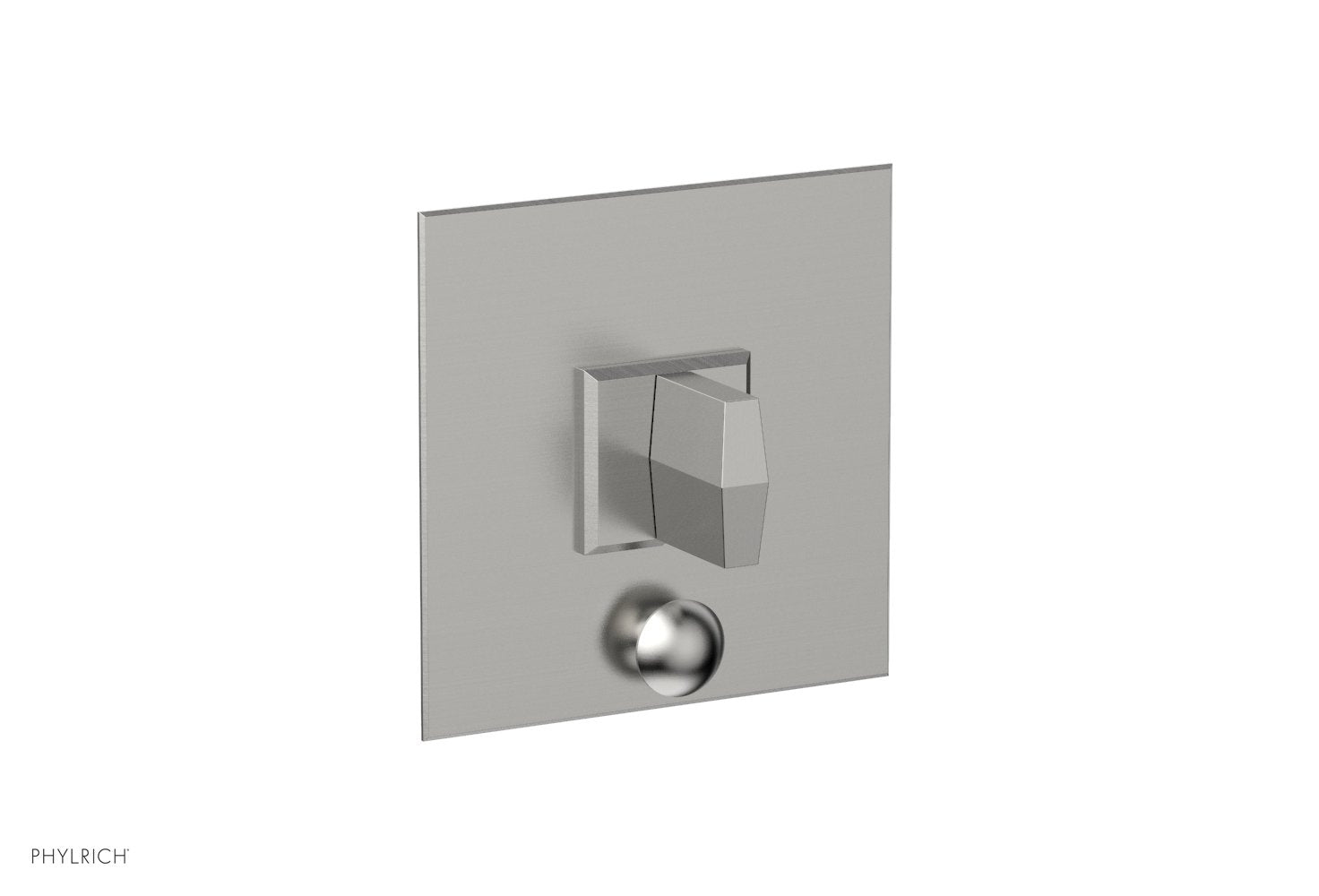 Phylrich DIAMA Pressure Balance Shower Plate with Diverter and Handle Trim Set by Phylrich